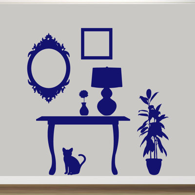 Abstract Non-Wall Damaging Wall Decal