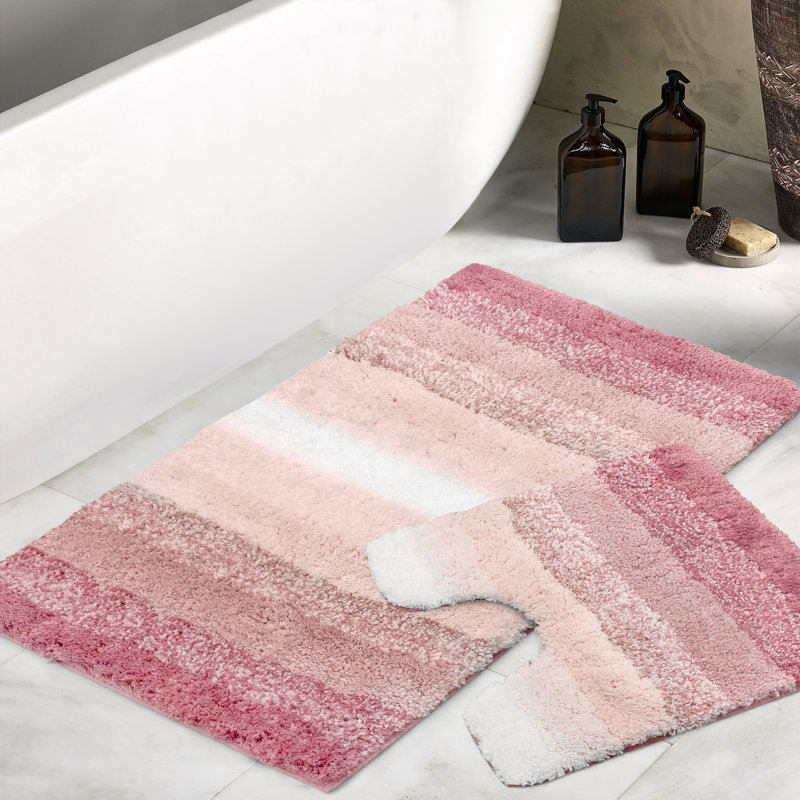 Joondalup Superstripe Bath Set, Blush