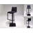 Raven Swivel Upholstered Adjustable Height Counter Stool-912652209
