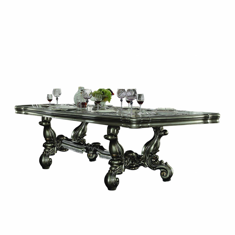 Table de salle à manger papillon Meaux, H 32 po x L 136 po x l 46 po