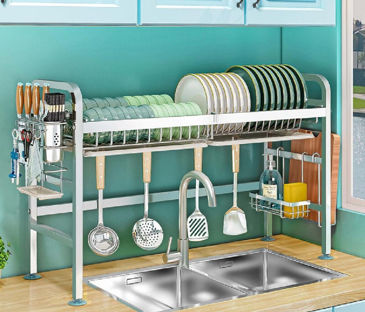 Umber Rea Kitchen Stainless Steel Countertop Dish Rack