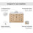 Tidworth 54'' Solid Wood Single Bathroom Vanity with 1.5'' Carrara Quartz Top Sink-1230223159-1211004205