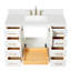 Freitas 48'' Solid Wood Single Bathroom Vanity-532015409-463623750-463623771