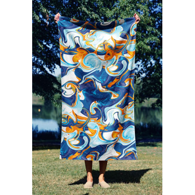 Très grande serviette de plage, tissu en microfilament, 27,6 po x 51,2 po | 70% polyester / 30% polyamide, séchage rapide et poids léger | Parfait pour la plage, la piscine ou le pique-nique, doux et absorbant pour un confort ultime