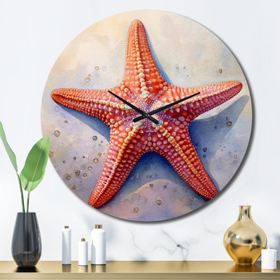 Horloge murale Spinny Starfish III