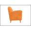 Fauteuil d'appoint rembourré avec pieds en bois-93611481