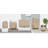 Commode 3 tiroirs Candelario