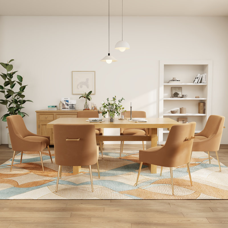 Ensemble de salle à manger 7 pièces, Brun