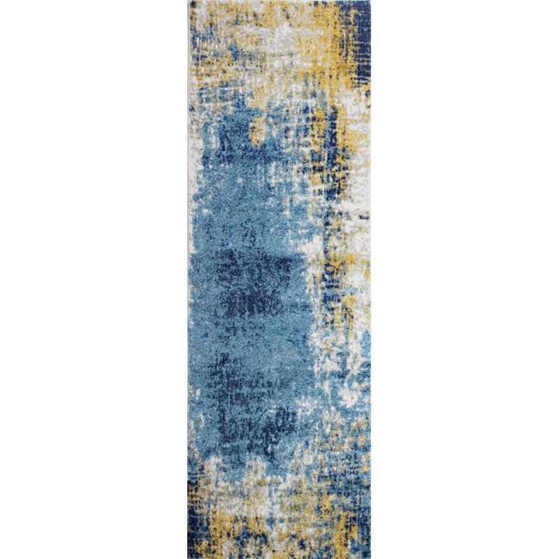 Jove Abstract Area Rug, Runner 76 cm x 244 cm