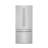 ZLINE 36 in. 19.6 cu. ft. French Door Built-In Bottom Freezer Refrigerator with Water Dispenser and Ice Maker in Satin Stainless Steel-89829473-89829472