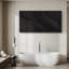 Grande impression sur toile encadrée - reproduction abstraite neutre pour décoration murale minimaliste moderne-116848492-116848493