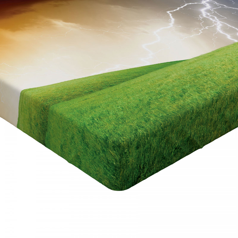 Drap ajusté nature, Simple