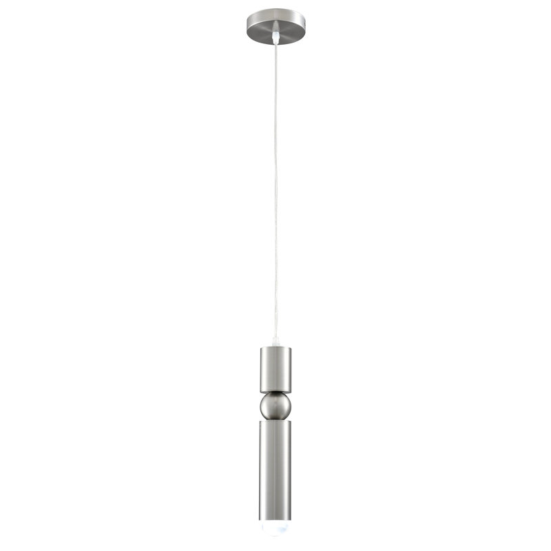 Luminaire suspendu cylindrique 1 lumière Modern