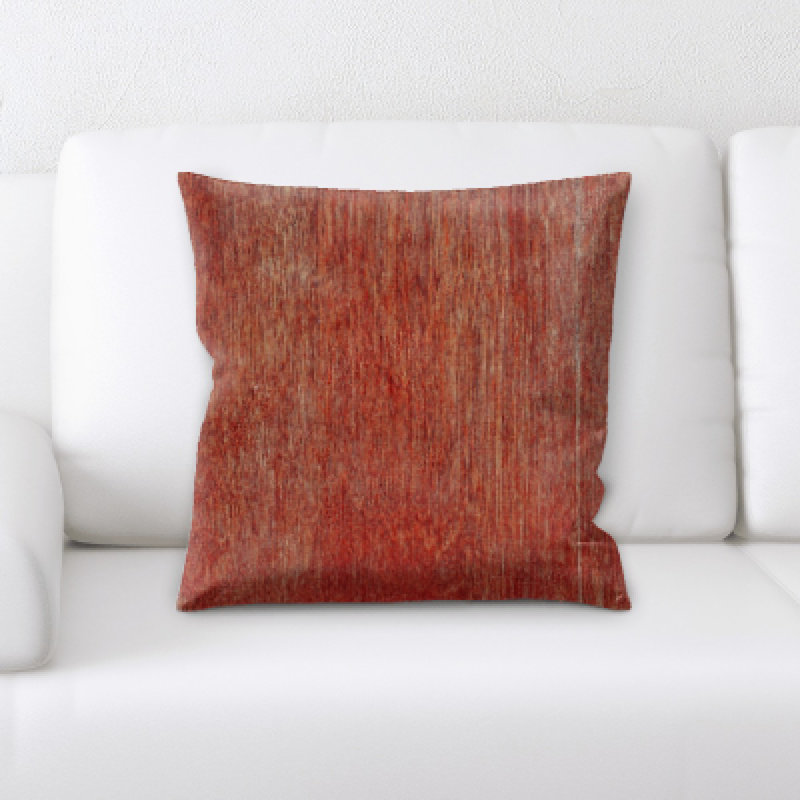 Abstract Microsuede Reversible Throw Pillow
