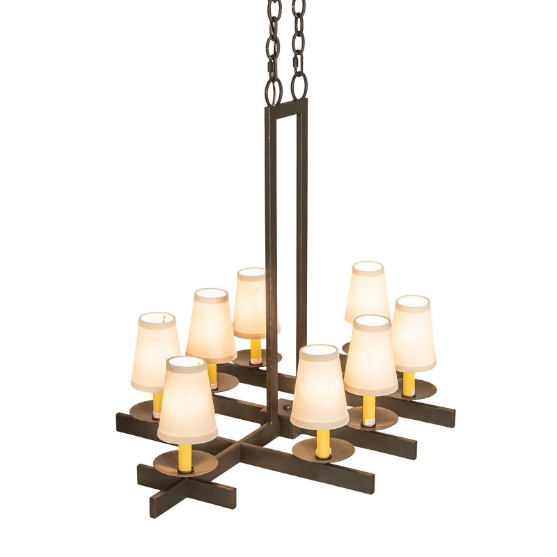 Lustre oblong 8 lumières Dante