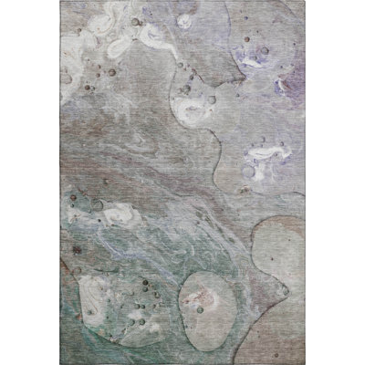 Premium Machine Washable Ralston AMF1941 Abstract Rug