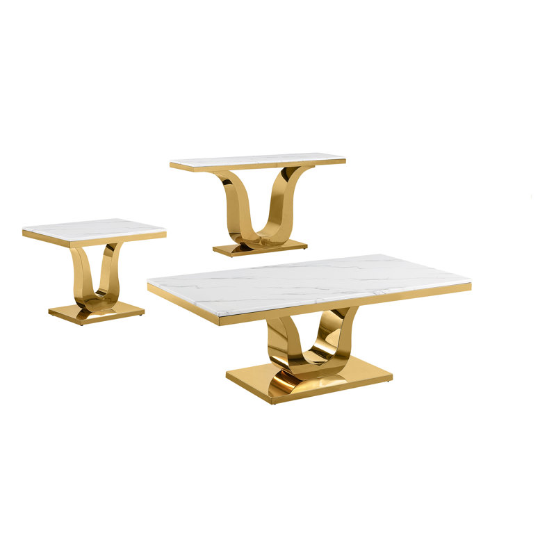 Ensemble de 3 tables basses