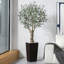 Olive artificielle résistante aux rayons UV avec grand pot de fleurs, olivier artificiel pour la décoration extérieure-1274532125-1268355004