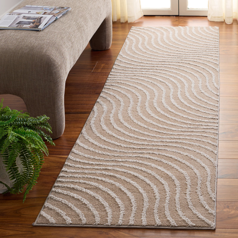 Wave Performance Abstract Indoor Rug, Runner 2'2" x 9'