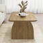 Table basse de salon moderne de 47 pouces, table basse rectangulaire à double couche avec fonction de rangement, conception d'angle arrondi, matériau en bois aggloméré, convient au salon-913213057