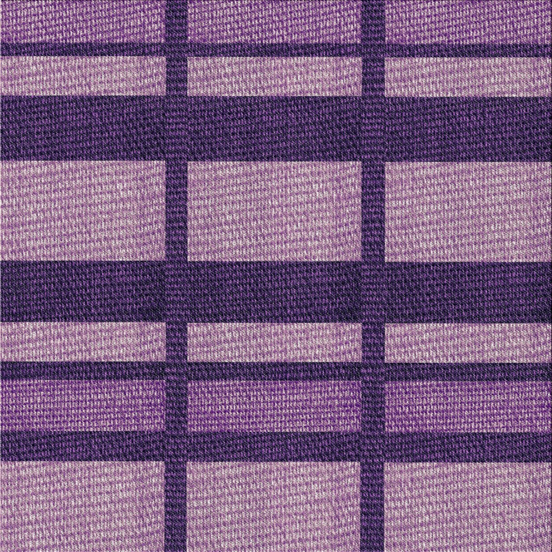 Tapis mauve à motif géométrique Antravia, Carré 6 pi