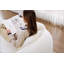 Causeuse LY-048 en chenille moderne avec siège profond, méridienne courbée et canapé-lit pour salon et chambre-1052432303