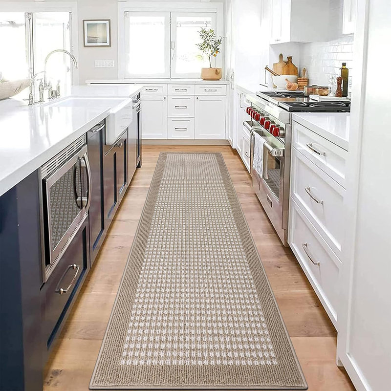 Area Rug, Runner 2' x 8', Beige