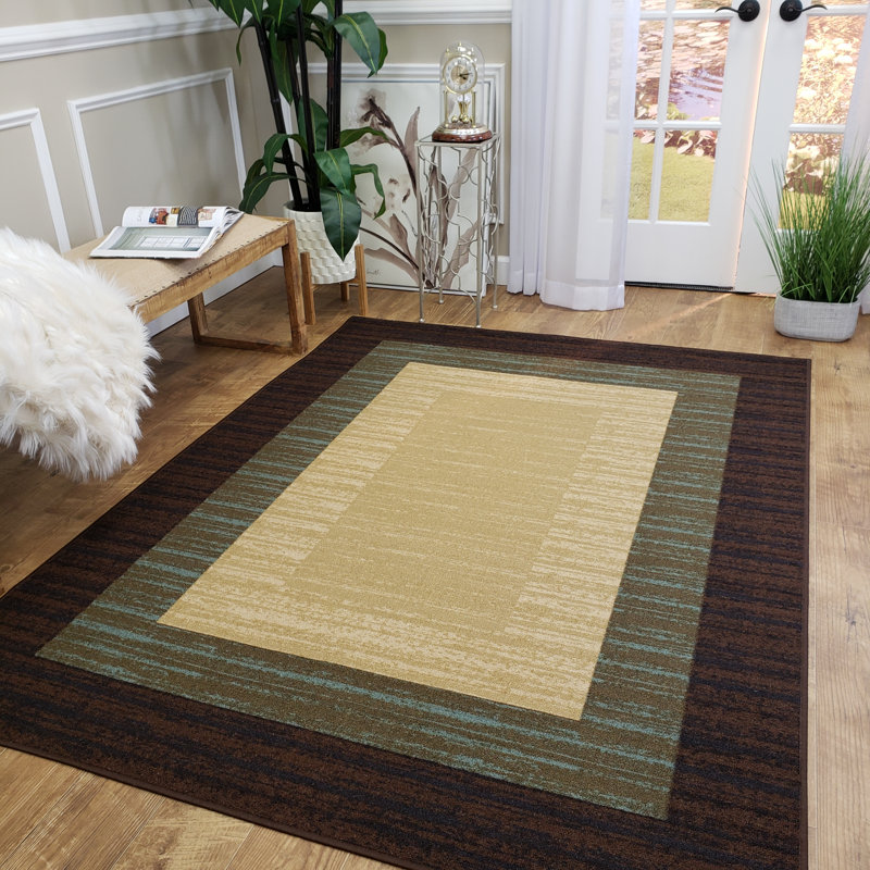 Tapis beige Cooke, Rectangle 5 pi x 6 pi 6 po