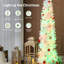 Arbre de Noël 6 pi avec DEL synchronisées bricolage, arbre de Noël, blanc