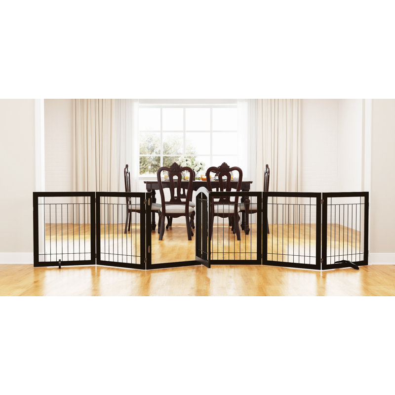 Barrière pour animaux autoportante, Espresso