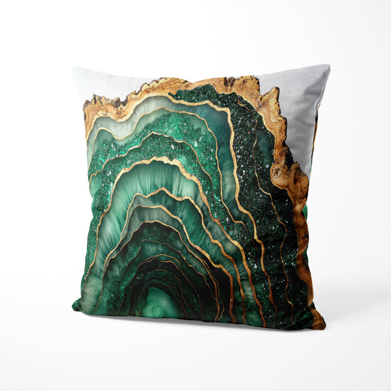 Coussin Crystals, H 16 po x l 16 po