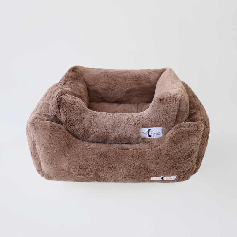 Bella Polyester Pet Bed, Small (10" W x 7" D x 5" H), Vintage