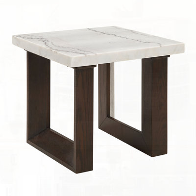 Table de bout en marbre naturel