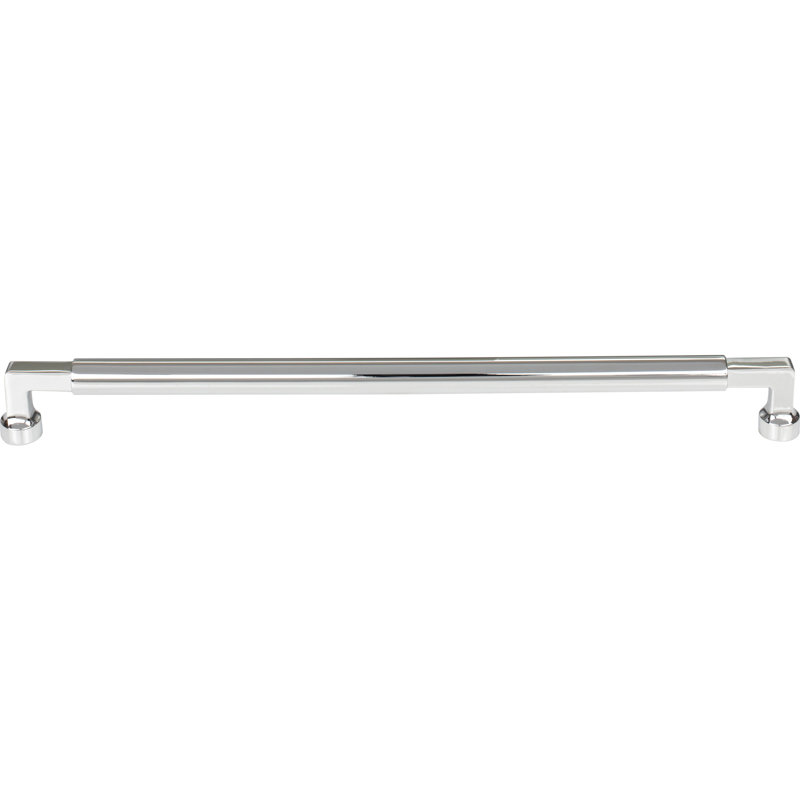 Cumberland 12" Center to Center Bar pull, Polished Chrome, 12" Center to Center