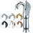 Swan Faucet Copper Single Handle Single Hole Matching Pop Up Drain Without Overflow Stopper And Supply Line Vessel Sink Faucet Lavatory Basin Vanity Mixer Tap Lead-Free-64577867