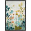 Soft White Wildflower Meadow in Green Tones Wall Art Decor Framed On Canvas Print-125120231-125120232