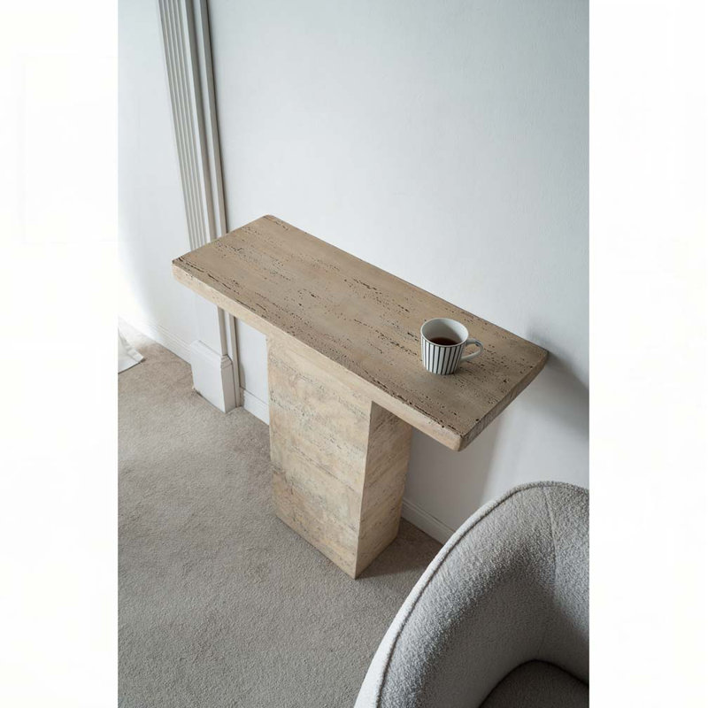 Coffee Table with Pedestal Base