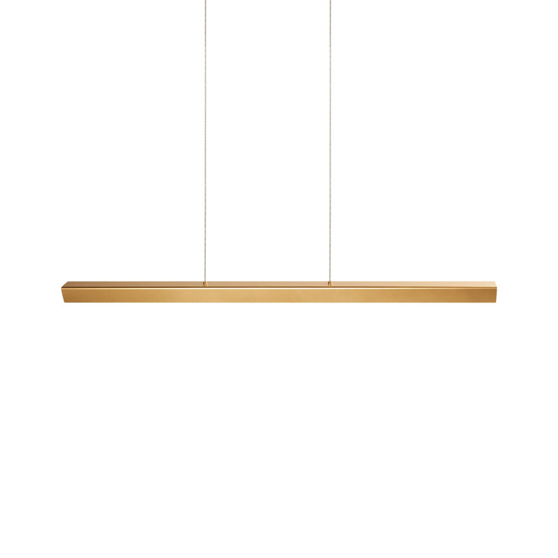 LED Pendant Lamp ARENAS With Remote, Gold
