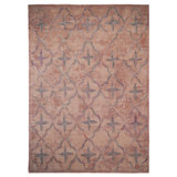 Pink Modern Silk Rug - 9'1" x 12'5"