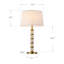 Lampe de table Shareda Alabaster Dani