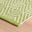 Diamond Sprout/White Handwoven Indoor/Outdoor Rug-4238397