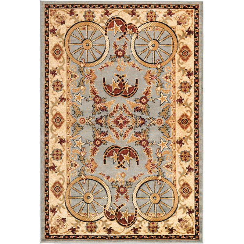 Athallia Oriental Indoor Rug, Rectangle 5'3" x 8'