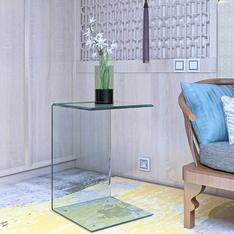 Table d'appoint en verre trempé pour table d'appoint Whole