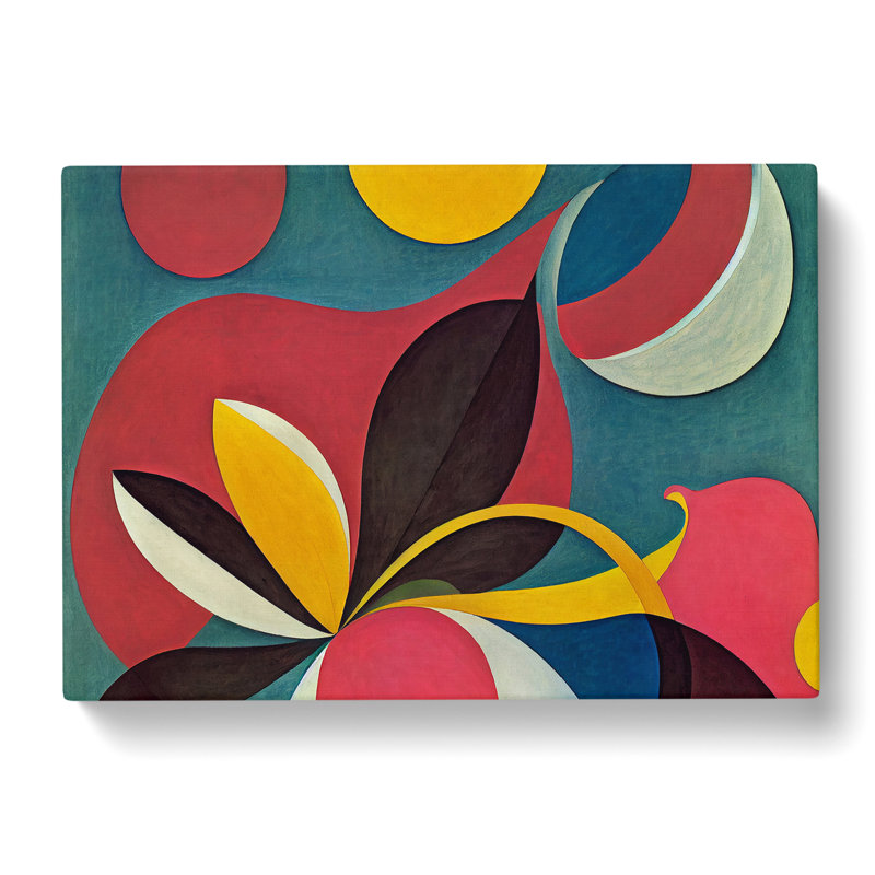 Mysterious Abstract Art - Wrapped Canvas
