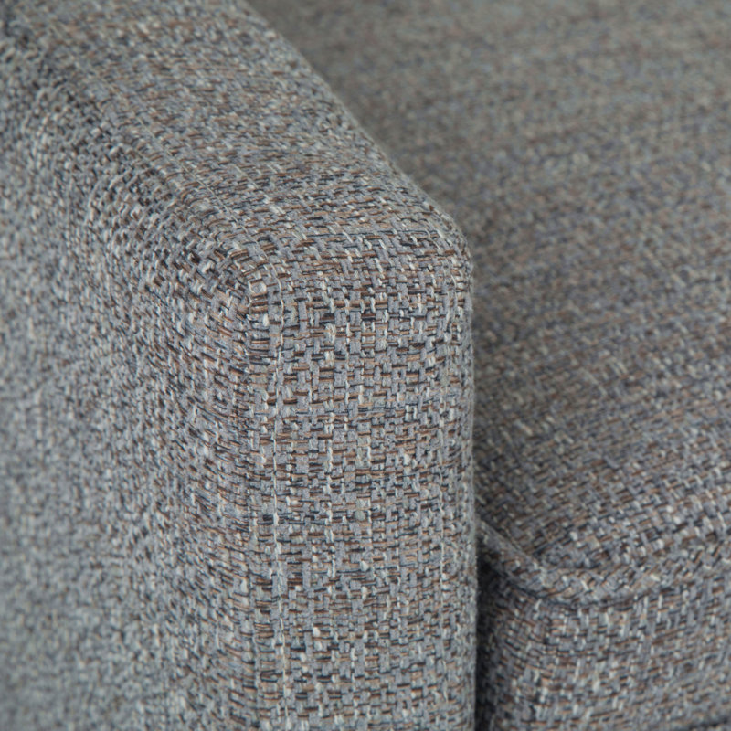 Upholstered Bench - Pebble Grey