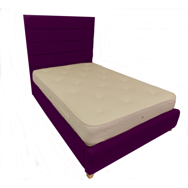 Upholstered Bed, Purple, Kingsize (5')