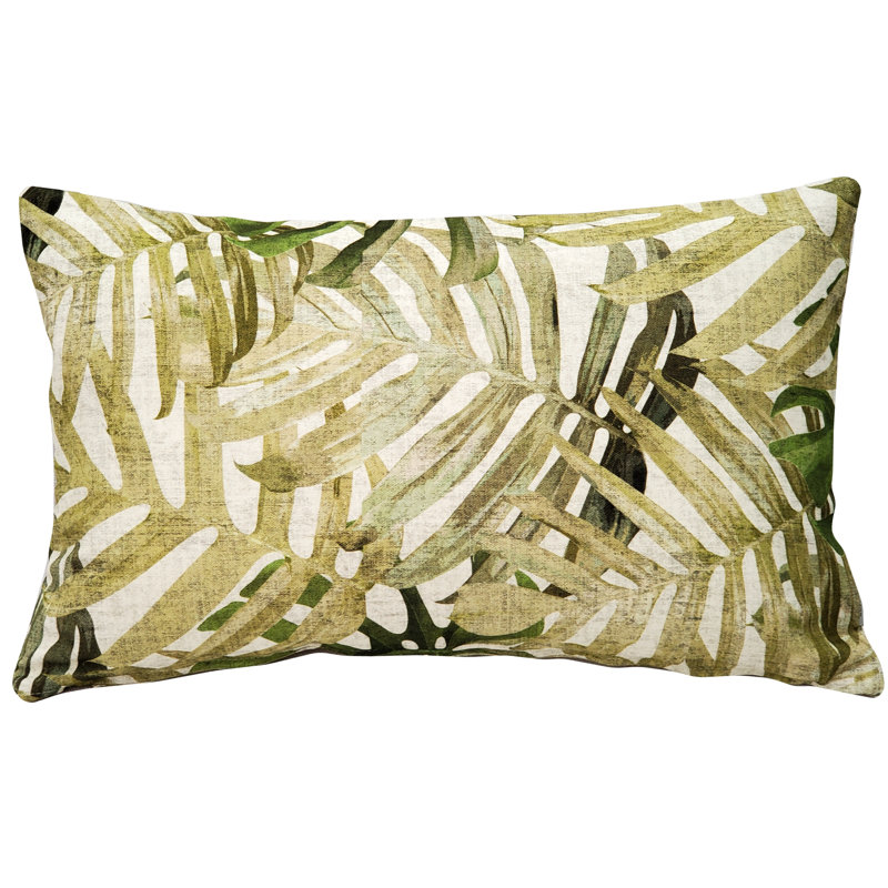 Coussin Pattaya Green Palm 12X20, Vert