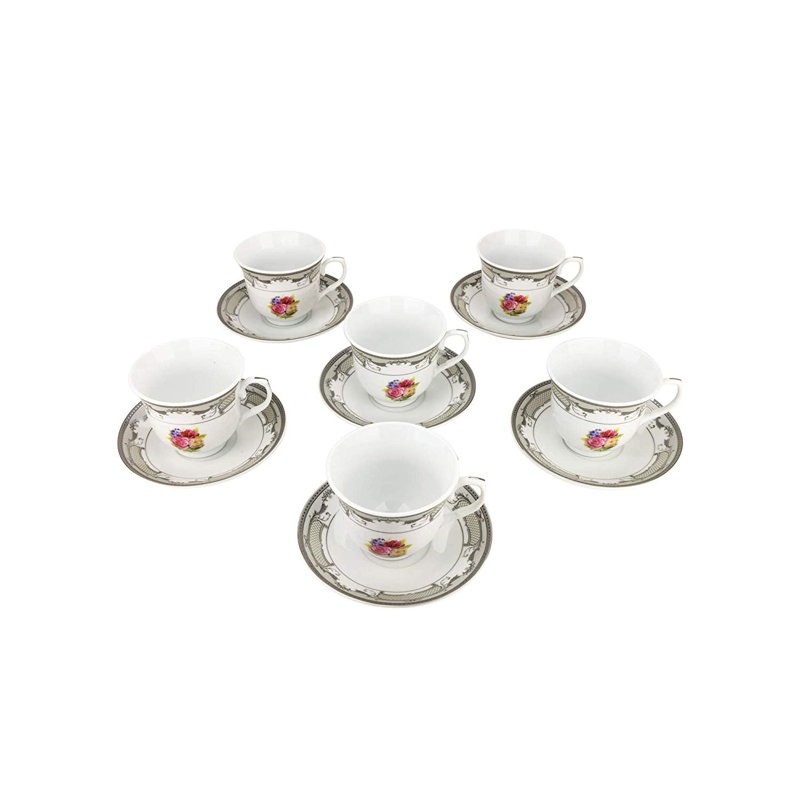 Tasse à thé et soucoupe Scheffer, Argent