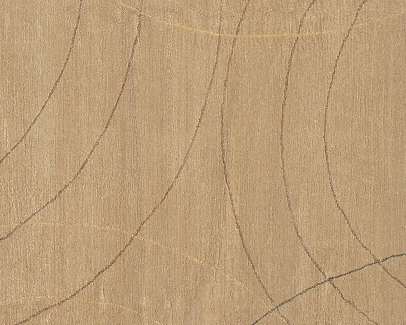 Cirque Abstract Area Rug in Beige/Neutral, Rectangle 2' x 3'