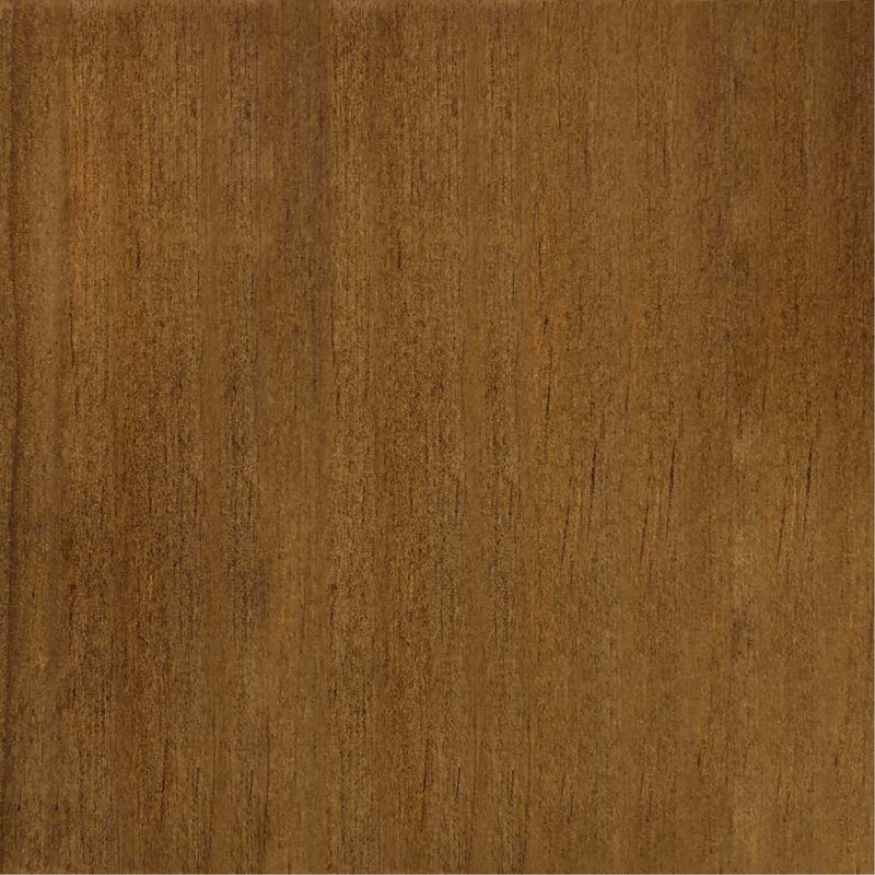 Walnut And Linen Foldable 3-Panel Screen